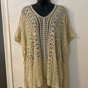 Knit beach coverup NWOT